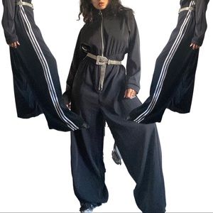 Amazing wide leg Adidas tracksuit